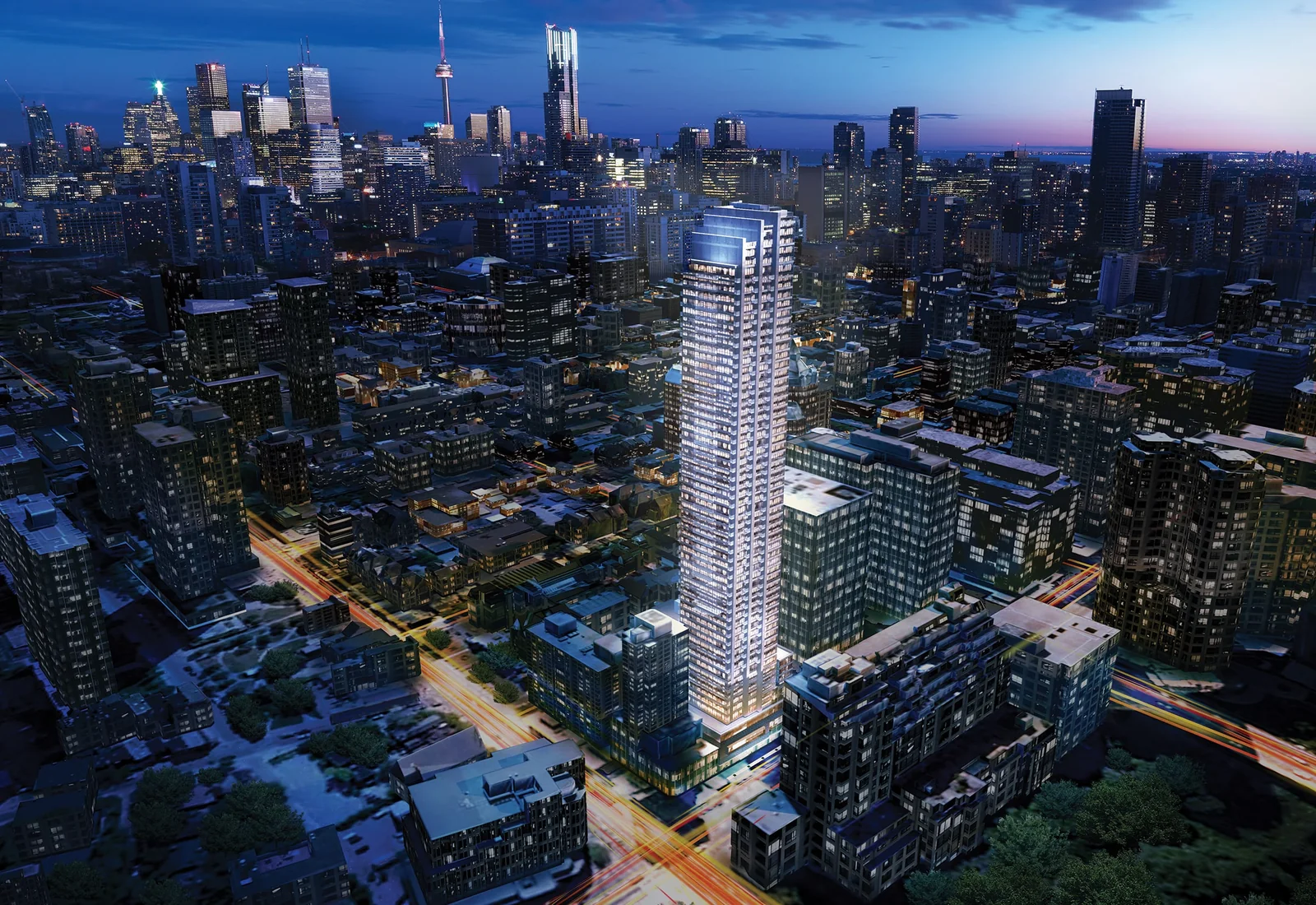 The Rosedale on Bloor high-rise development in Toronto